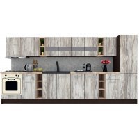 Bucatarie MARINA NEW 390 A Wenge / Decor K084